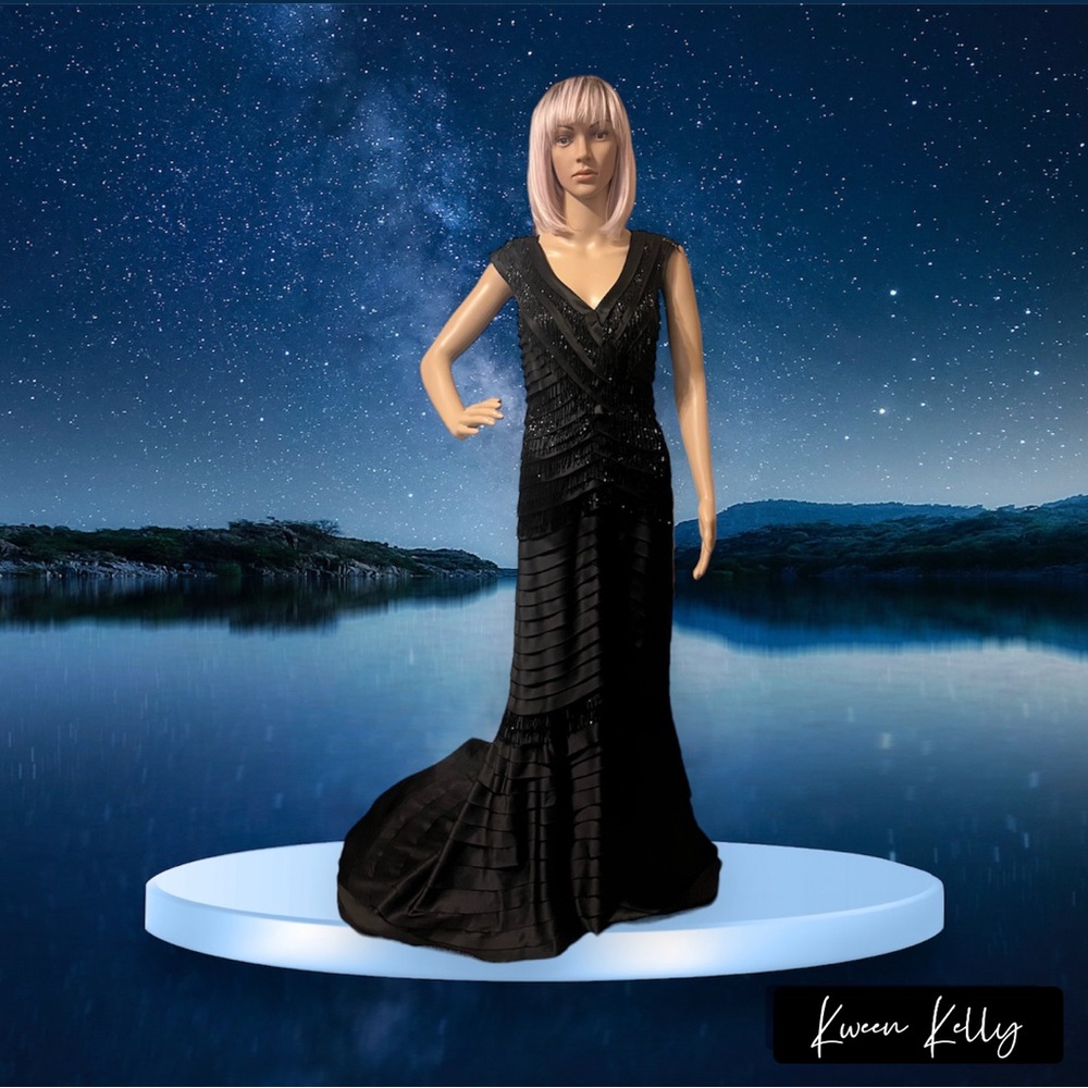 Tadashi red carpet gown.